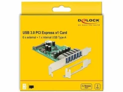 Delock PCI-Express-Karte 89377 USB 3.0 - 6x extern + 1x intern