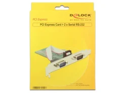 Delock PCI-Express-Karte 89555 2x Seriell / RS232