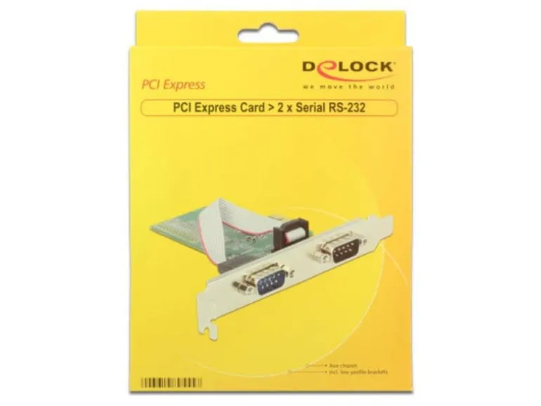 Delock PCI-Express-Karte 89555 2x Seriell / RS232