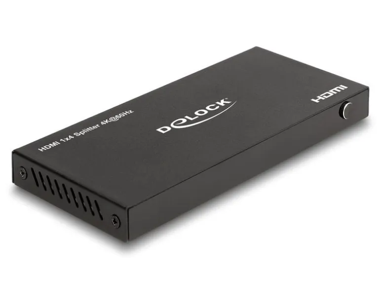 Delock 4-Port Signalsplitter HDMI-HDMI 4K/60 Hz