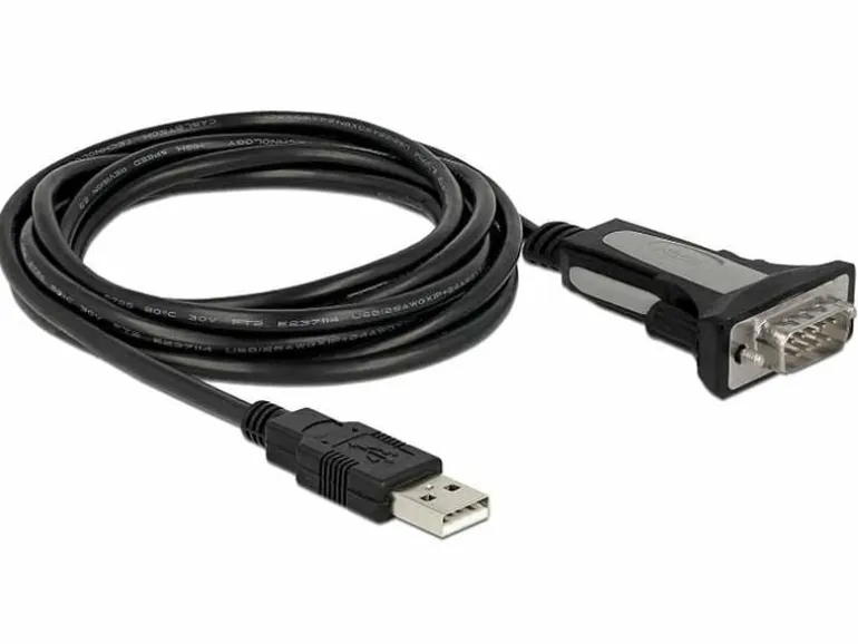 Delock Serial-Adapter USB-A zu RS-232 DB9, 4m