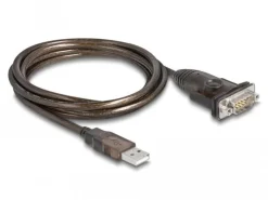 Delock Serial-Adapter 62645 USB Typ-A  zu RS-232 mit Muttern