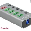 Delock USB-Hub 63262 USB 3.0 - 4x USB-A / 1x Ladeanschluss