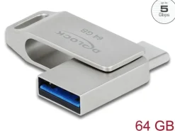 Delock USB-Stick 3.2 Gen 1 USB-C + Typ-A 64 GB
