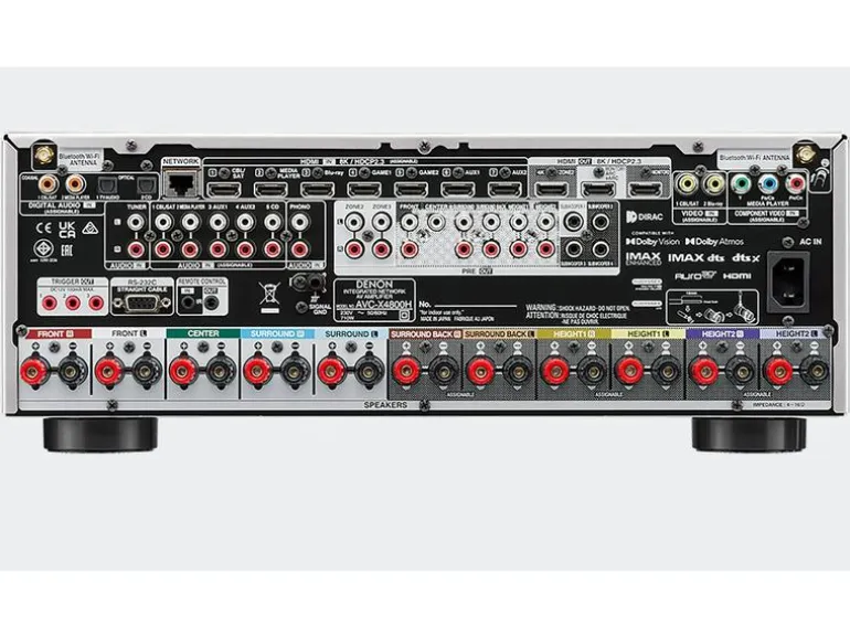 Denon AV-Receiver AVC-X4800H Silber