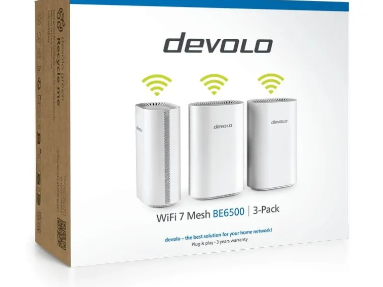 devolo WiFi 7 Mesh BE6500 Dual-Band 3er Pack