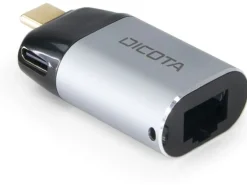 DICOTA Netzwerk-Adapter USB-C – RJ45 Gigabit-LAN