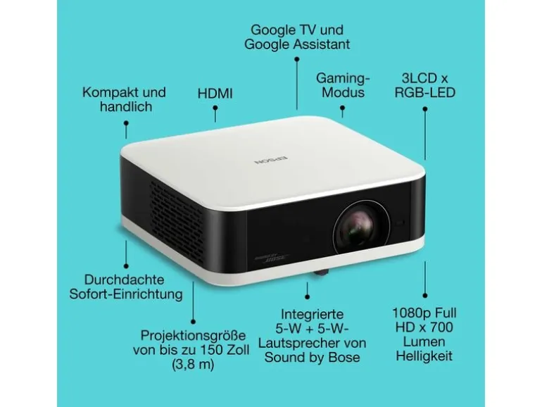 Epson Projektor Lifestudio Pop EF-61W