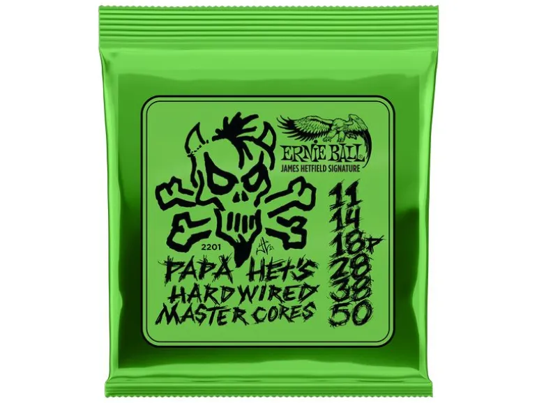 Ernie Ball Papa Het's Hardwired Master Cores vernickelter Stahl 11-50