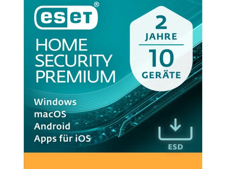 ESET HOME Security Premium ESD, Vollversion, 10 User, 2 Jahre