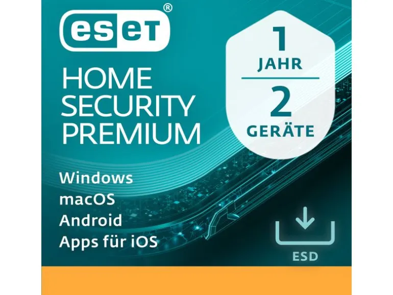 ESET HOME Security Premium Vollversion, 2 User, 1 Jahr