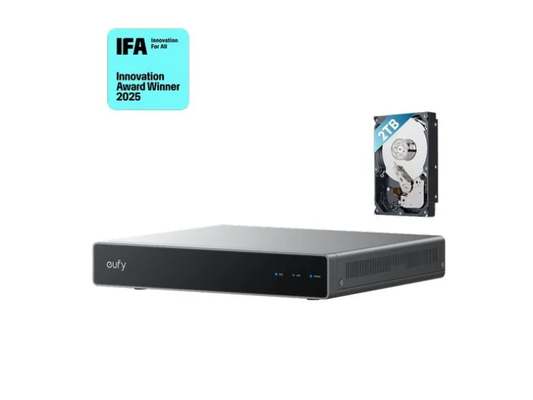 eufy Network Video Recorder S4 2 TB Schwarz Grau