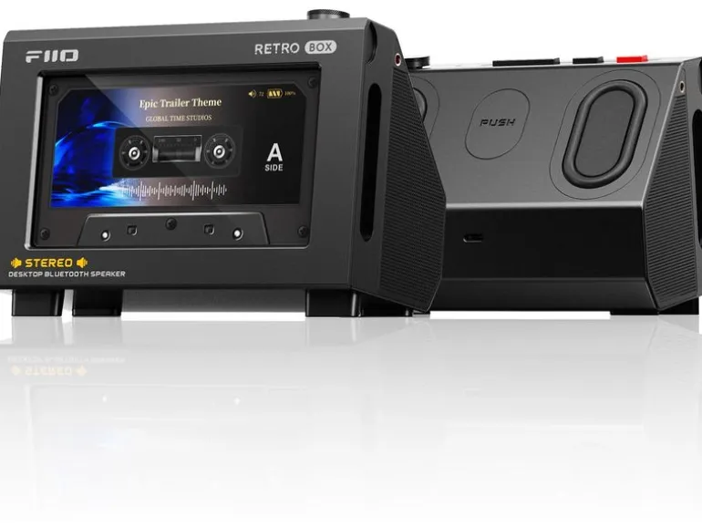 FiiO RETRO BOX mit Mikrofon, Schwarz
