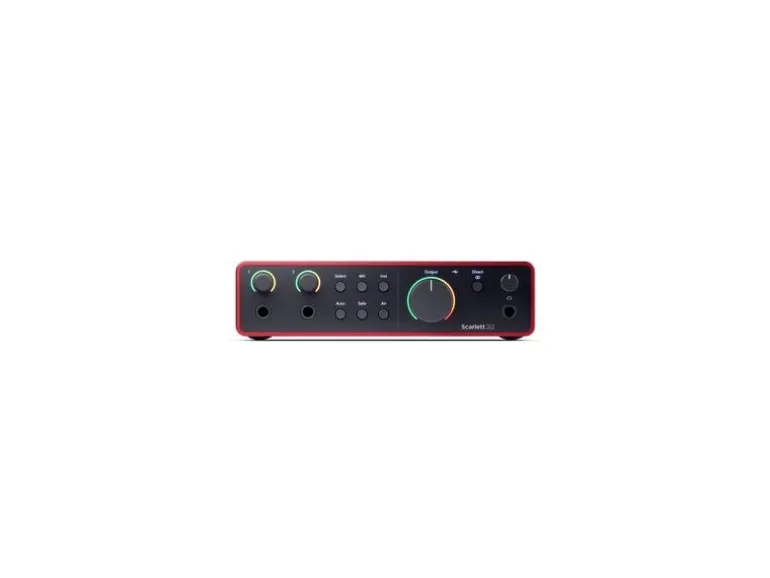 Focusrite Audio Interface Scarlett 2i2 – 4th Generation