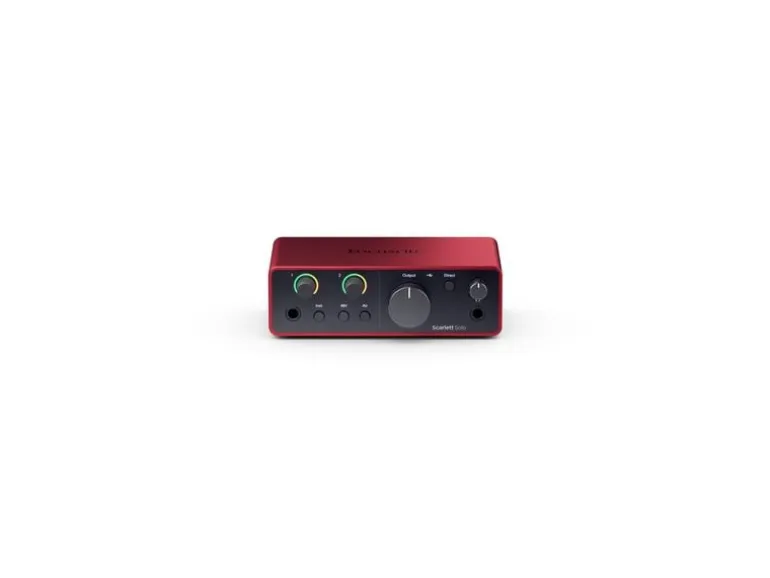 Focusrite Audio Interface Scarlett Solo – 4th Generation