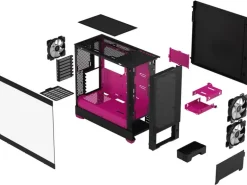 Fractal Design PC-Gehäuse Pop Air RGB TG Magenta