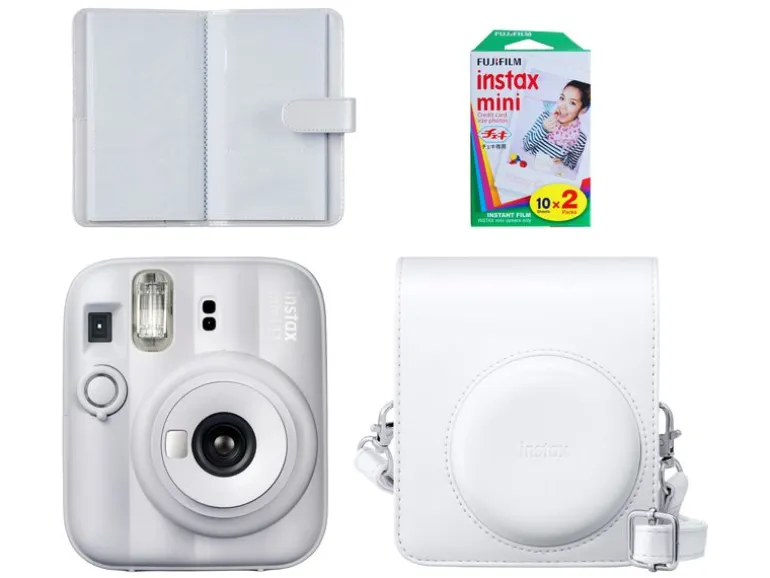 Fujifilm Fotokamera Instax Mini 13 Mega Bundle Weiss