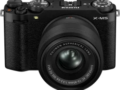Fujifilm Fotokamera X-M5 Kit Schwarz XC 15-45mm