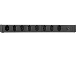FURBER.power 19" Steckdosenleiste 8x T13 Schwarz