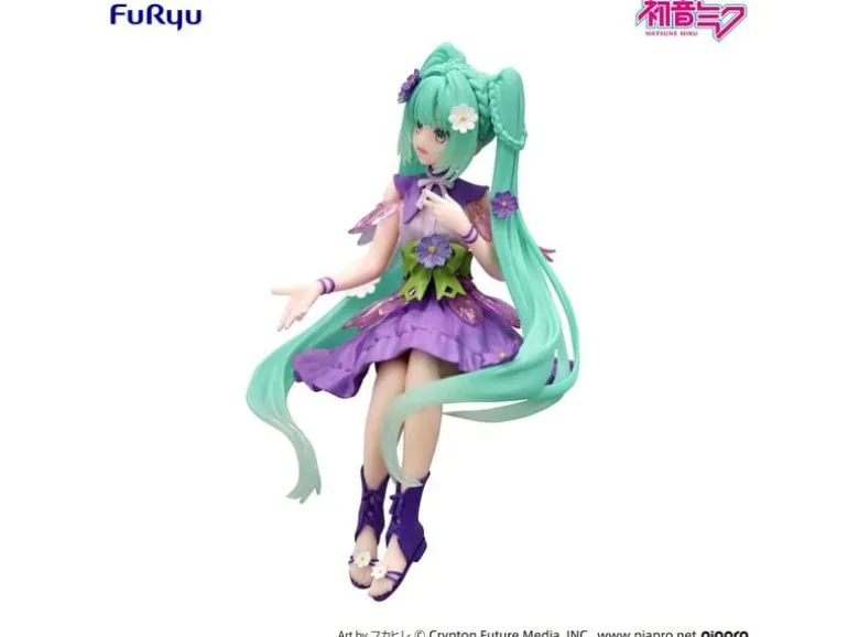 FuRyuu Figur Noodle Stopper Hatsune Miku Flower Fairy Cosmos Purple
