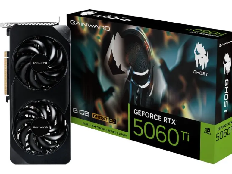 Gainward Grafikkarte GeForce RTX 5060 Ti Ghost OC 8 GB