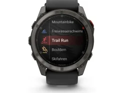 GARMIN Sportuhr Fenix 8 Pro 51 mm Schwarz / Schiefergrau