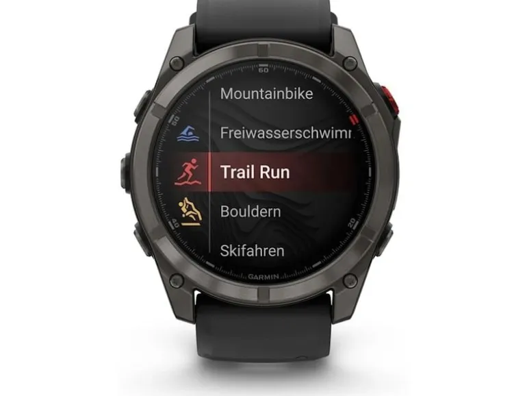 GARMIN Sportuhr Fenix 8 Pro 51 mm Schwarz / Schiefergrau