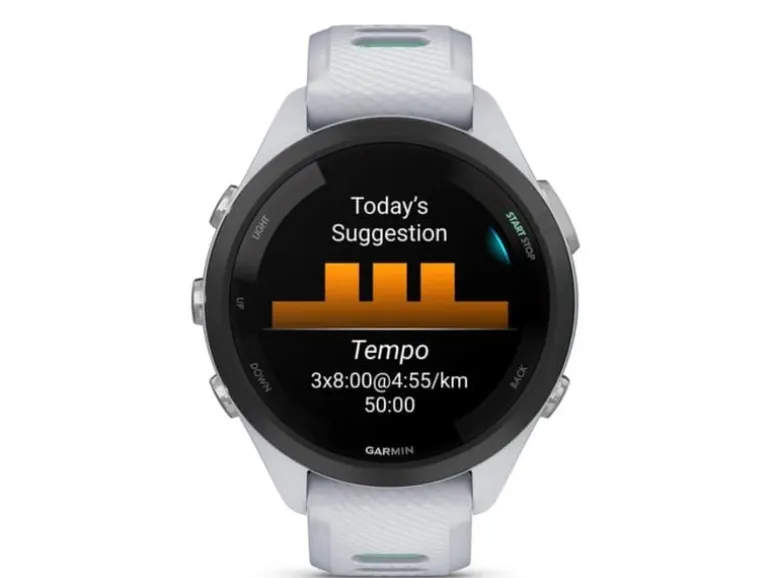 GARMIN Sportuhr Forerunner 265S Music Weiss