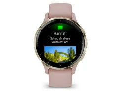 GARMIN Sportuhr Venu 3S Dust Rose / Softgold