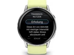 GARMIN Venu 4 45 mm, Edelstahl und faserverstärktes Polymer, Gelb
