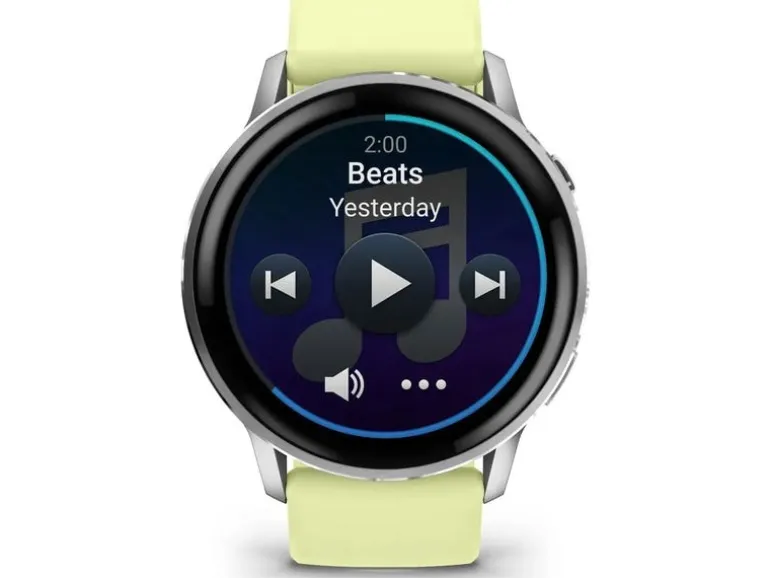 GARMIN Venu 4 45 mm, Edelstahl und faserverstärktes Polymer, Gelb