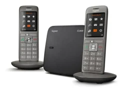 Gigaset Schnurlostelefon CL660 Duo Silber