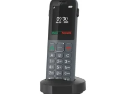Gigaset Schnurlostelefon Comfort 600 SIM Schwarz/Grau
