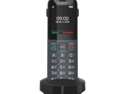 Gigaset Schnurlostelefon Comfort 600 SIM Schwarz/Grau