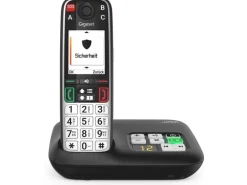 Gigaset Schnurlostelefon EASY 500A Schwarz mit Anrufbeantworter