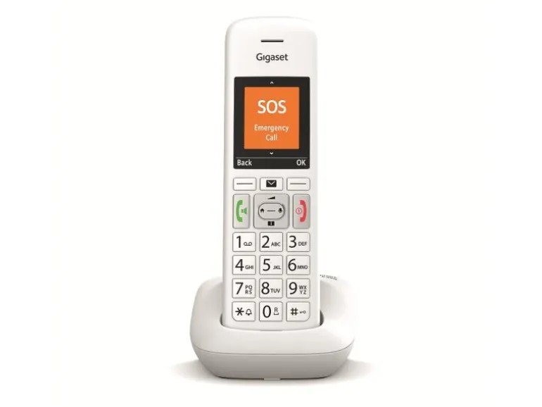 Gigaset Schnurlostelefon E390 Weiss
