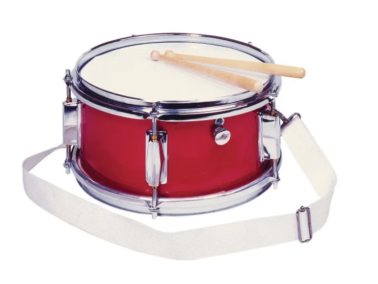 Goki Musikinstrument Spielmannszugtrommel mit Snare