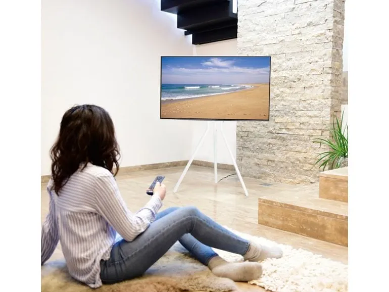 Hama Technics AG TV-Ständer (Staffelei) 75" Weiss