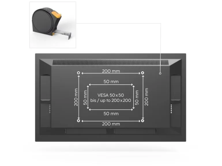 Hama Technics AG TV-Wandhalterung 50" Schwarz
