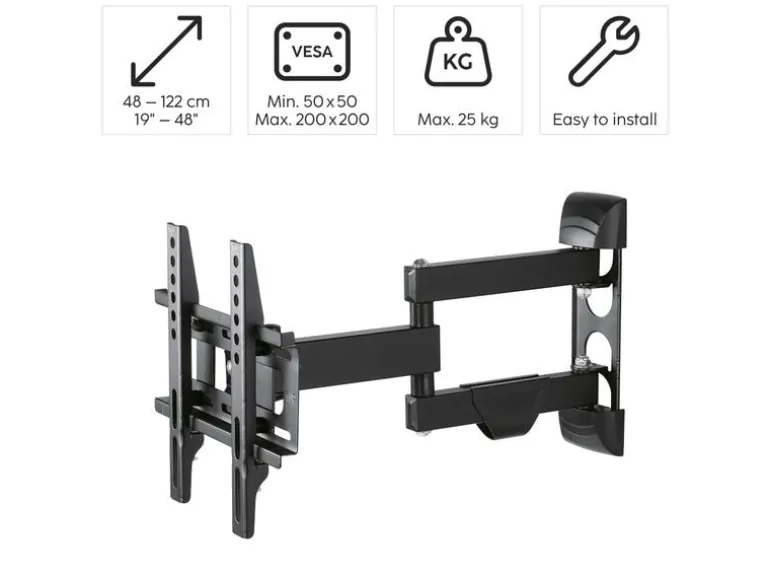 Hama Technics AG TV-Wandhalterung 50" Schwarz