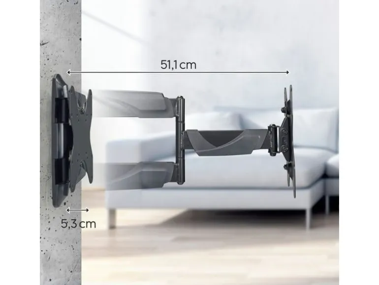 Hama Technics AG TV-Wandhalterung 48" Schwarz