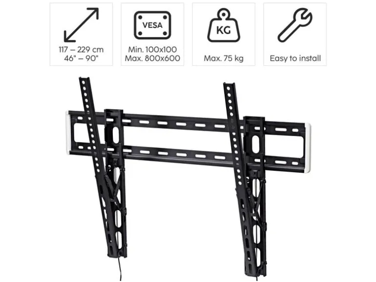 Hama Technics AG TV-Wandhalterung 100" Schwarz