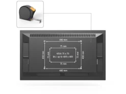 Hama Technics AG TV-Wandhalterung 65" Schwarz