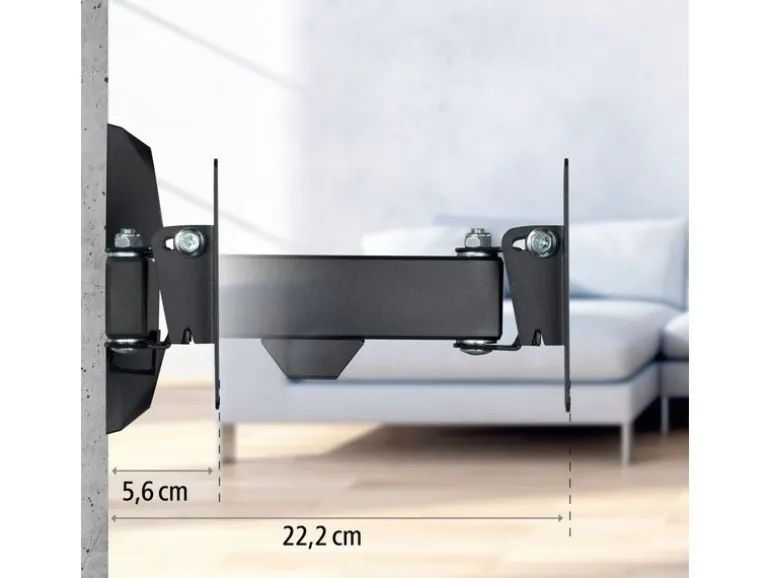 Hama Technics AG TV-Wandhalterung 26" Schwarz