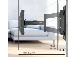 Hama Technics AG TV-Wandhalterung 120" Schwarz