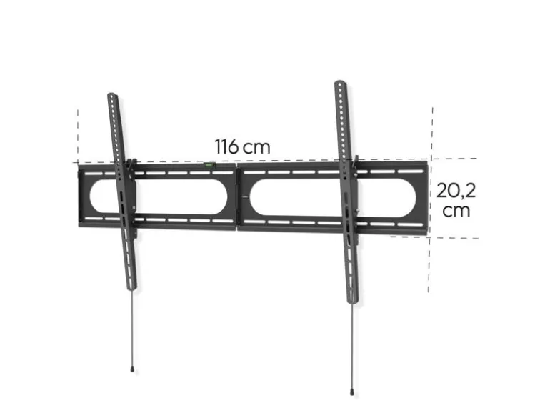 Hama Technics AG TV-Wandhalterung 120" Schwarz