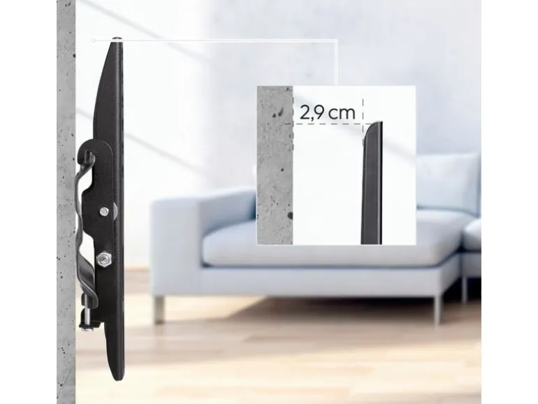 Hama Technics AG TV-Wandhalterung 48" Schwarz