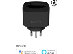 hombli Smart Socket CH, Schwarz, 3er-Set