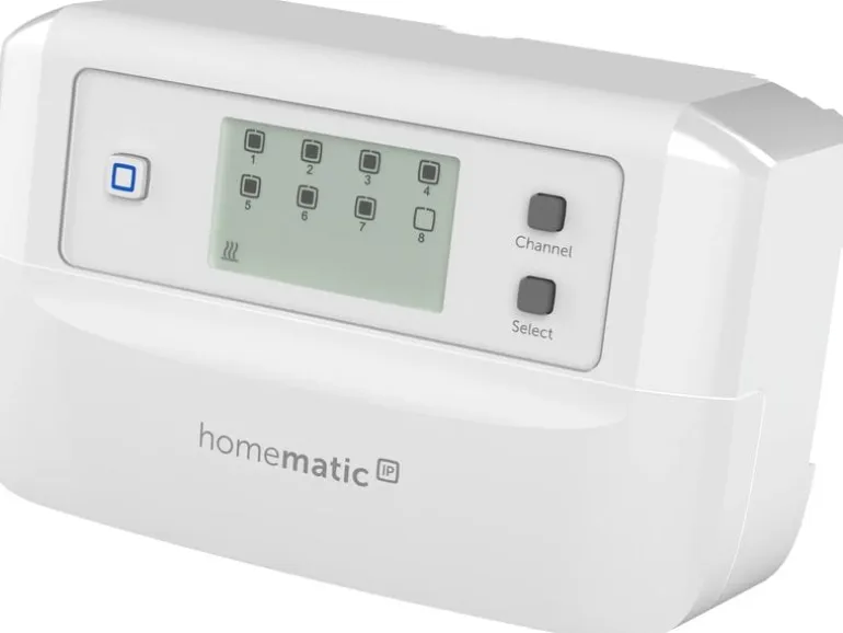 Homematic IP Fussbodenheizungscontroller 8-fach, motorisch, 230 V AC 340m