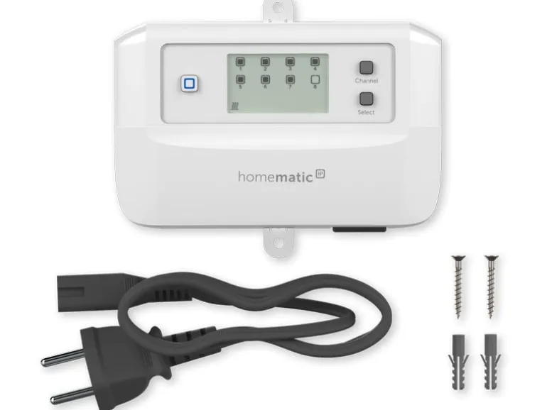 Homematic IP Fussbodenheizungscontroller 8-fach, motorisch, 230 V AC 340m